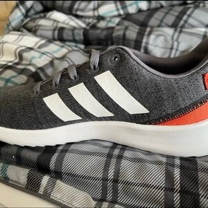 Adidas Kids' Rapidasport Bounce Sneaker - Gray and orange